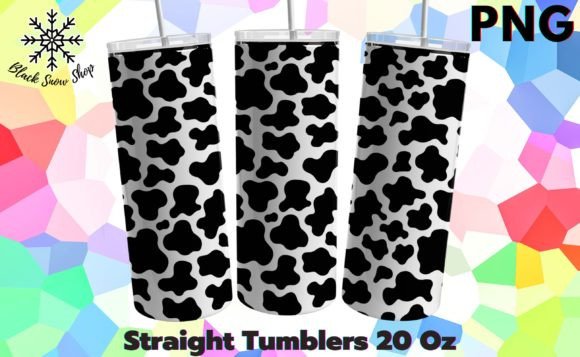Cow Pattern Sublimation Tumbler