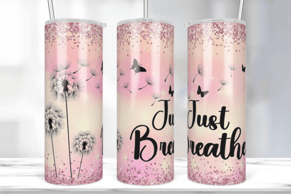Dandelion Tumbler Wrap 20 Oz Skinny