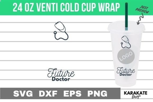 Future Doctor, 24 Oz Venti Cup Wrap