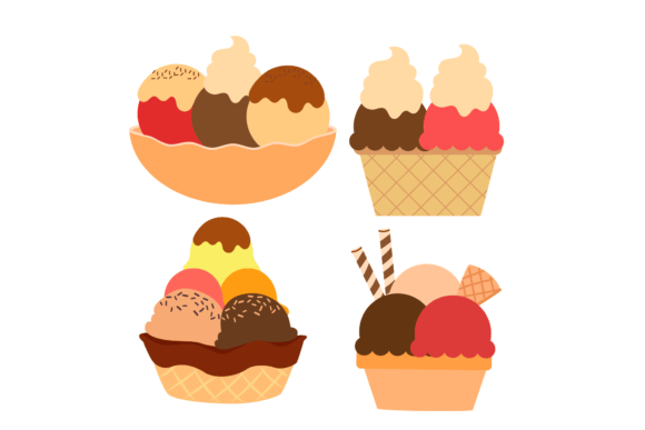 Ice Cream Cup Wafer Italian
