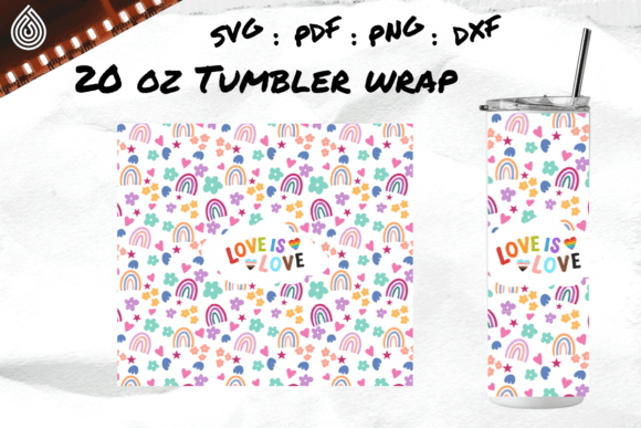 Love is Love LGBTQ Pride, 20oz Tumbler